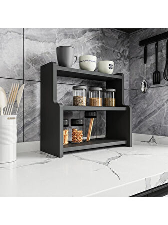 Alpa Ev Mobilya 3 Katlı Çok Amaçlı Organizer Raf Makyaj, Banyo ve Masa Üstü Düzenleyici, Modern Tasarım