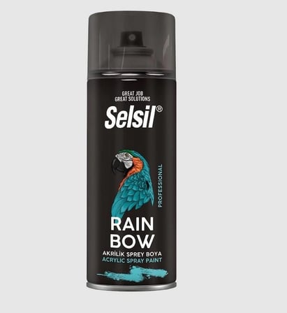 Selsil Rainbow Akrilik Sprey Boya 1016 Limon Sarı