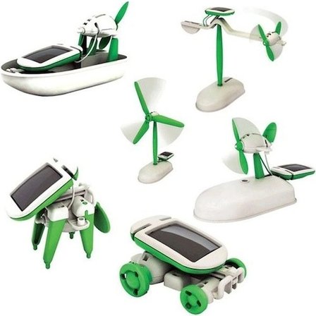 Güneş Enerjili Robot Oluşturma Seti Solar Kit
