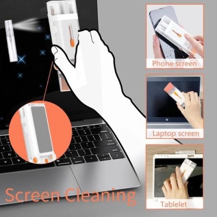 Çok Amaçlı Temizleyici Kit ve Telefon Standı