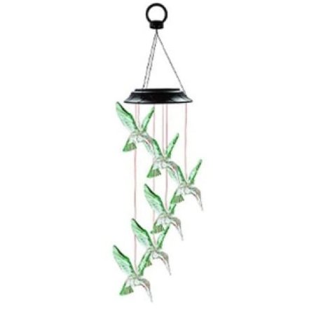 Solar Led Işıklı Kuşlu Bahçe Dekoru