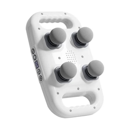 4 Başlıklı Masaj Tabancası - Ergonomik Derin Doku Sırt ve Boyun Masaj Aleti Ağrı ve Sızı Giderici