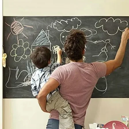 Kendinden Yapışkanlı Kara Tahta Sticker Rulo