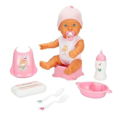 3823 Bakım Zamanı Sesli Gülen Ağlayan Bebek 32 cm