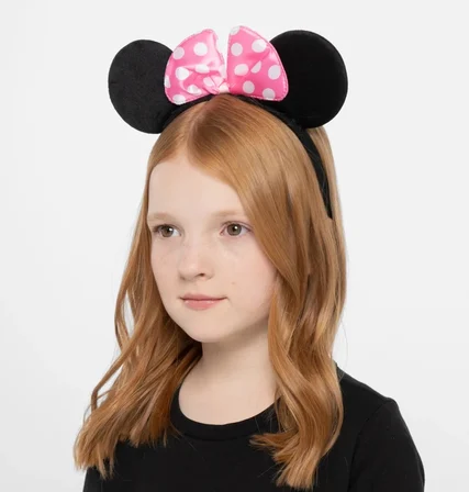 Pembe Fiyonklu Minnie Mouse Tacı Kulak