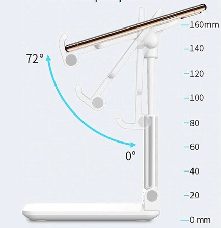Katlanabilir Masaüstü Telefon Tutucu Stand CM-280