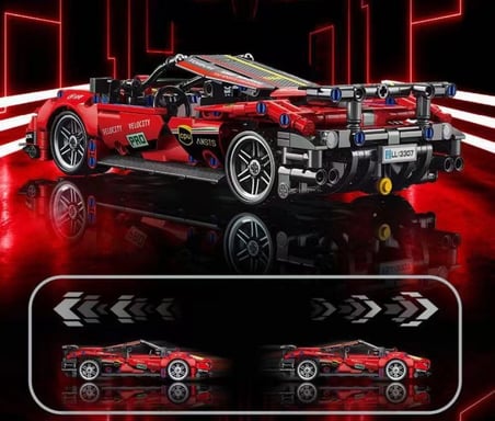 9055-7 TOYSE TOYS BRİCKS SPEED KIRMIZI -EKN