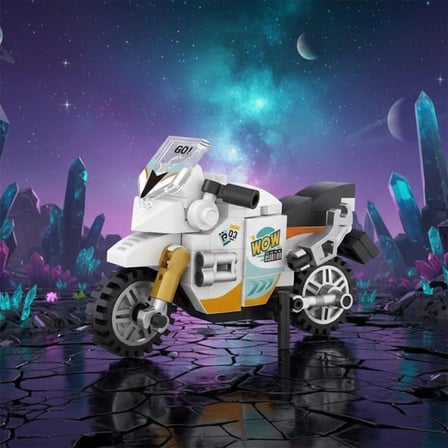 LZ-8624 MOTORSİKLET 120 PARÇA BLOCK OYUNCAK MİNİ POŞET
