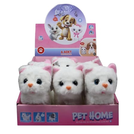 VRD10644 PELUŞ EVCİL KEDİ SESLİ VE HAREKETLİ