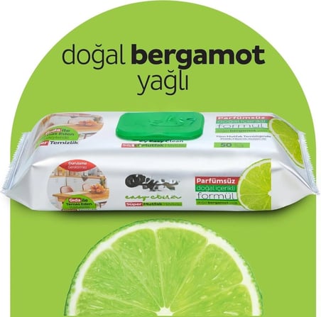 Mutfak Temizlik Havlusu 50 Adet Bergamot