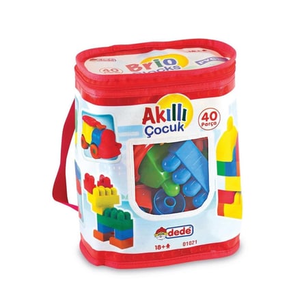 01021 Akıllı Çocuk Blokları 40 Parça