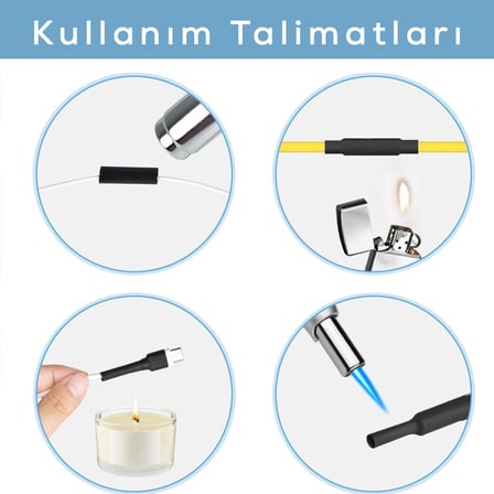 MAKARON KABLO TAMİR SETİ ISIYLA BÜZÜŞMELİ DARALAN HORTUM