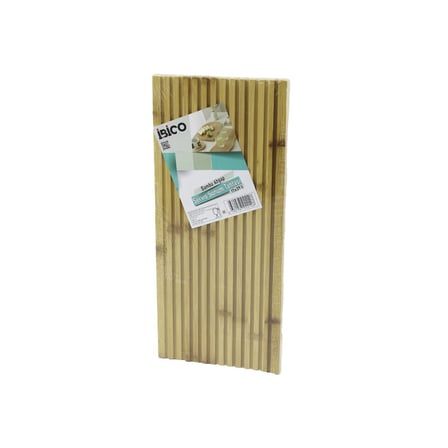 D.GEN DÜZ KANALLI ÇİFT TARAF=DÜZ - KANALLI AHŞAP BAMBU SERVİS SUNUM TAHTASI 17 X 39 X 1.5CM