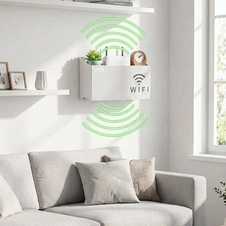 Duvar Tipi Wi-Fi Modem Saklama Kutusu