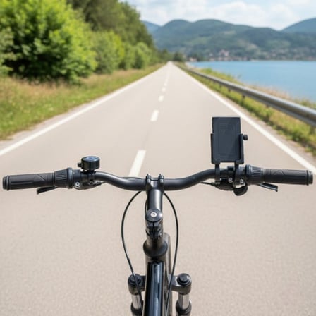 Evrensel Motosiklet Telefon Tutucu – Kaymaz, Kilitlenebilir Güvenli Tutuşlu, 360° Ayarlanabilir Gido