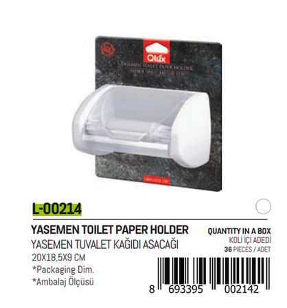 YASEMEN KAPAKLI WC KAĞITLIK