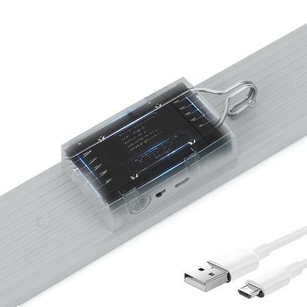 KUMANDALI - ZAMAN - IŞIK GÜCÜ AYARLI METAL ASKILI - USB ŞARJLI LAMBA FENER 20SMD LED