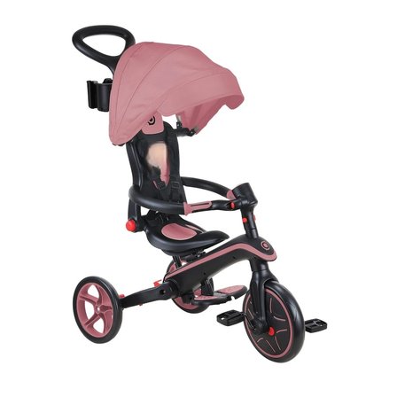4in1 Katlanabilir Bisiklet Koyu Pastel Pembe