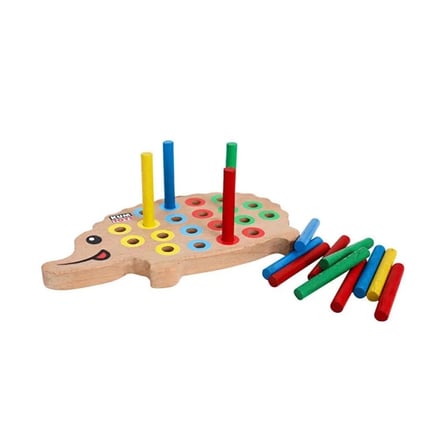 KM5655 Ahşap Kirpi Bultak -toys
