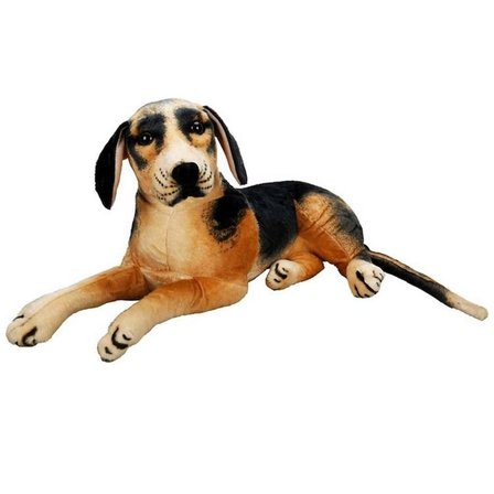 Peluş Yatan Köpek Beagle