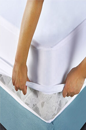 Altın Karma 70x140 Cm Pamuk Kumaş Full Kenar Fitted Sıvı Geçirmez Alez