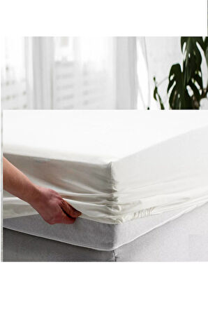 Altın Karma 70x140 Cm Pamuk Kumaş Full Kenar Fitted Sıvı Geçirmez Alez