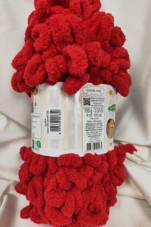 Puffy Koyu Kırmızı El Örgü İpi 100gr. 9mt. (5'li Paket) - Renk: 106