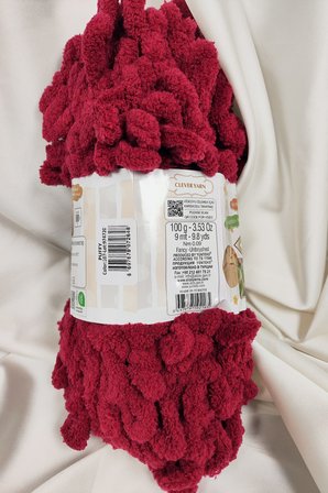 Puffy Vişne El Örgü İpi 100gr. 9mt. (5'li Paket) - Renk: 107