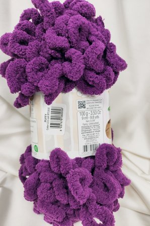 Puffy Mor El Örgü İpi 100gr. 9mt. (5'li Paket) - Renk: 111