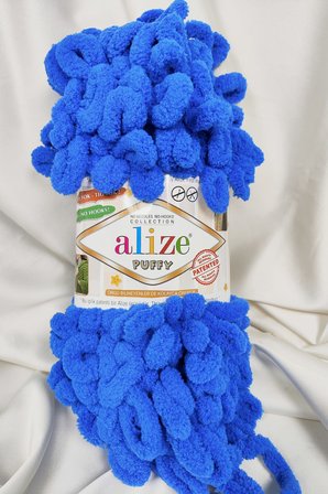 Puffy Saks Mavi El Örgü İpi 100gr. 9mt. (5'li Paket) - Renk: 141