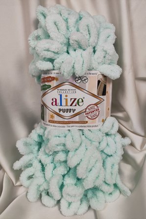 Puffy Su Yeşili El Örgü İpi 100gr. 9mt. (5'li Paket) - Renk: 15