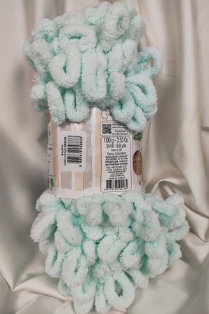 Puffy Su Yeşili El Örgü İpi 100gr. 9mt. (5'li Paket) - Renk: 15