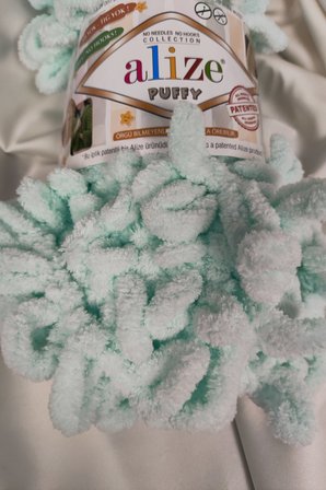Puffy Su Yeşili El Örgü İpi 100gr. 9mt. (5'li Paket) - Renk: 15