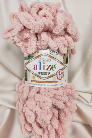 Puffy Pudra El Örgü İpi 100gr. 9mt. (5'li Paket) - Renk: 161
