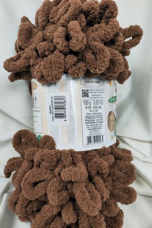 Puffy Kahve Moka El Örgü İpi 100gr. 9mt. (5'li Paket) - Renk: 321