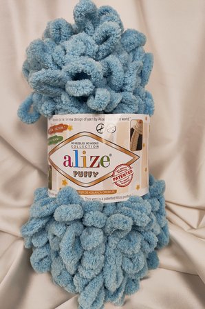 Puffy Azur El Örgü İpi 100gr. 9mt. (5'li Paket) - Renk: 414