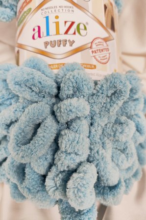 Puffy Azur El Örgü İpi 100gr. 9mt. (5'li Paket) - Renk: 414