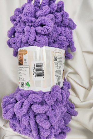 Puffy Lavanta El Örgü İpi 100gr. 9mt. (5'li Paket) - Renk: 437