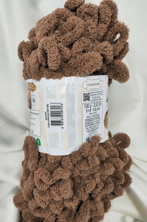 Puffy Açık Toprak El Örgü İpi 100gr. 9mt. (5'li Paket) - Renk: 466