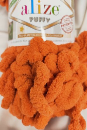 Puffy Portakal El Örgü İpi 100gr. 9mt. (5'li Paket) - Renk: 6