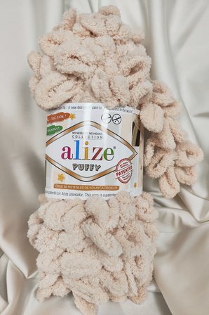 Puffy Sütlü Kahve El Örgü İpi 100gr. 9mt. (5'li Paket) - Renk: 889