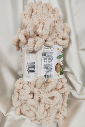Puffy Sütlü Kahve El Örgü İpi 100gr. 9mt. (5'li Paket) - Renk: 889