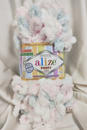 Puffy Color Ebruli El Örgü İpi 100gr. 9mt. (5'li Paket) - Renk: 5864