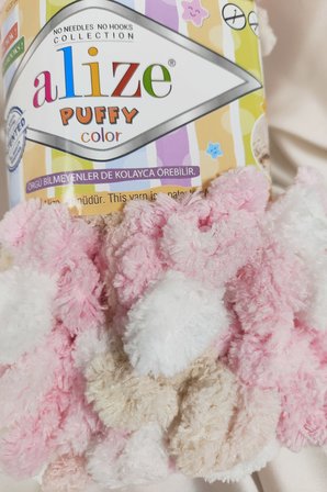 Puffy Color Ebruli El Örgü İpi 100gr. 9mt. (5'li Paket) - Renk: 6046