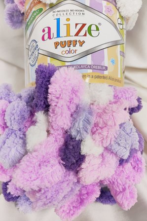 Puffy Color Ebruli El Örgü İpi 100gr. 9mt. (5'li Paket) - Renk: 6305