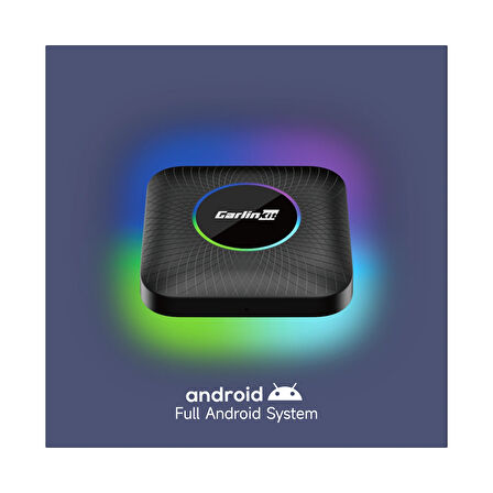 Carlinkit Tbox Max (Ambient) Android 13, 8+128GB, Google Playstore, Netflix, Youtube, Kablosuz/wireless Carplay & Android Auto Sım Kart Destekli SM6225 Chipset Android Box (Imeı Kayıtlı)