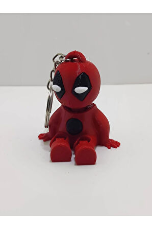 Eşsiz Baby Deadpool 3D Baskı Anahtarlık&Çanta Süsü(2 ADET)