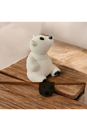 Sevimli Ayıcık Anahtarlık-Çanta Süsü 3D Baskı