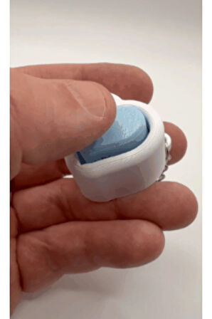 Kalp Şekilli Klik Sistem Anahtarlık (2 Adet) 3D Yazıcı