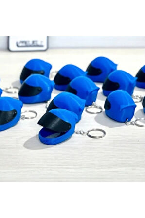 "Racing Helmet Anahtarlık - 3D Yazıcı İle Üretilmiş Özel Tasarım"(2adet)